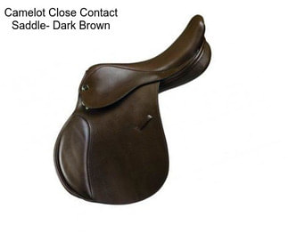 Camelot Close Contact Saddle- Dark Brown