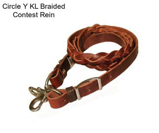 Circle Y KL Braided Contest Rein