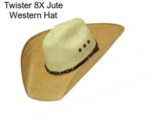 Twister 8X Jute Western Hat