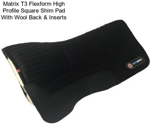 Matrix T3 Flexform High Profile Square Shim Pad With Wool Back & Inserts