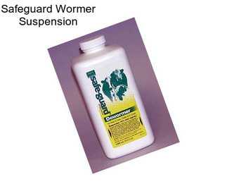 Safeguard Wormer Suspension