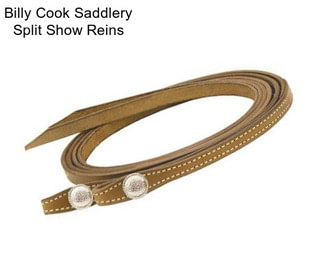 Billy Cook Saddlery Split Show Reins