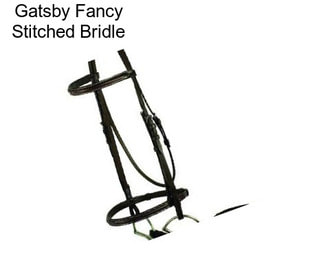 Gatsby Fancy Stitched Bridle