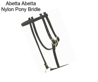 Abetta Abetta Nylon Pony Bridle