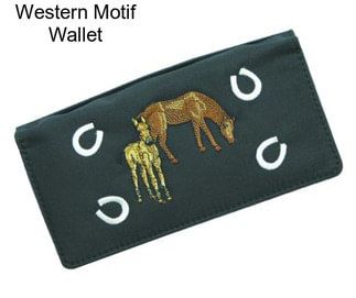 Western Motif Wallet