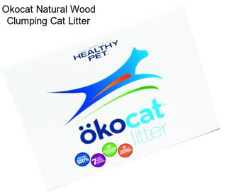 Okocat Natural Wood Clumping Cat Litter