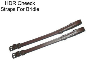 HDR Cheeck Straps For Bridle