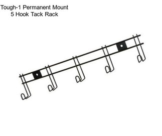 Tough-1 Permanent Mount 5 Hook Tack Rack