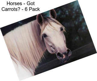 Horses - Got Carrots? - 6 Pack