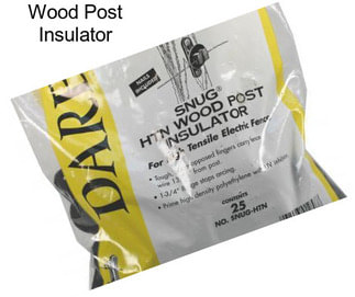 Wood Post Insulator