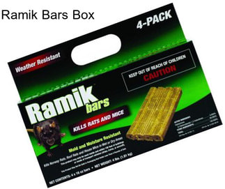 Ramik Bars Box