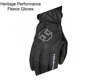 Heritage Performance Fleece Gloves