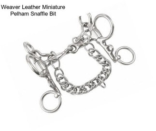 Weaver Leather Miniature Pelham Snaffle Bit