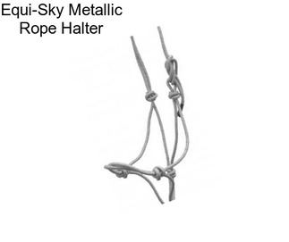 Equi-Sky Metallic Rope Halter