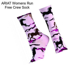 ARIAT Womens Run Free Crew Sock