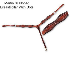 Martin Scalloped Breastcollar With Dots