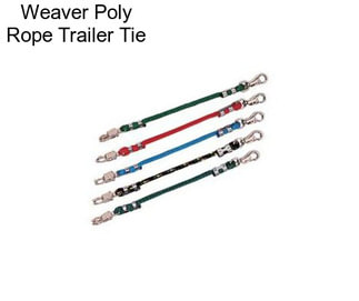 Weaver Poly Rope Trailer Tie