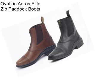 Ovation Aeros Elite Zip Paddock Boots