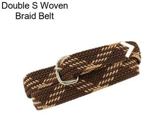 Double S Woven Braid Belt