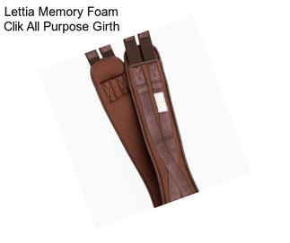 Lettia Memory Foam Clik All Purpose Girth