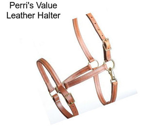 Perri\'s Value Leather Halter