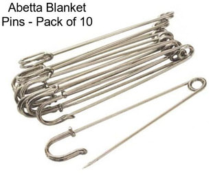 Abetta Blanket Pins - Pack of 10