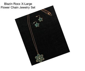 Blazin Roxx X-Large Flower Chain Jewelry Set