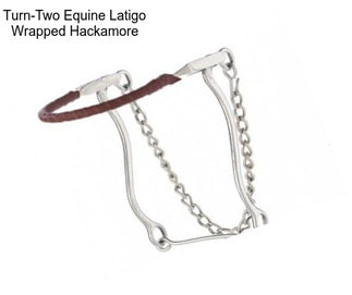 Turn-Two Equine Latigo Wrapped Hackamore