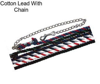 Cotton Lead With Chain