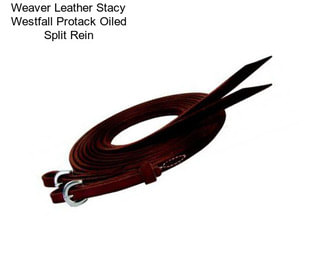Weaver Leather Stacy Westfall Protack Oiled Split Rein