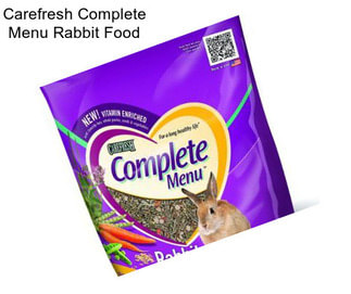 Carefresh Complete Menu Rabbit Food