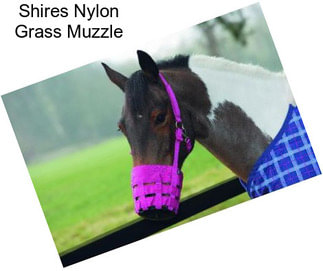 Shires Nylon Grass Muzzle