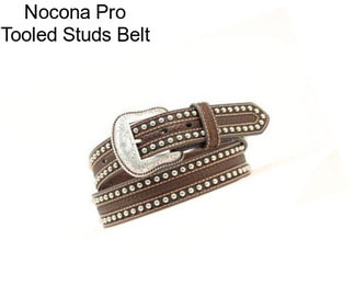 Nocona Pro Tooled Studs Belt