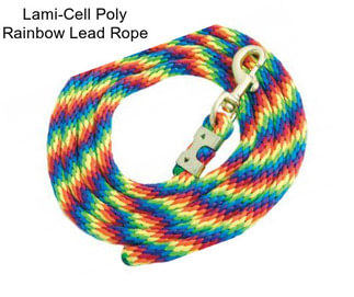 Lami-Cell Poly Rainbow Lead Rope