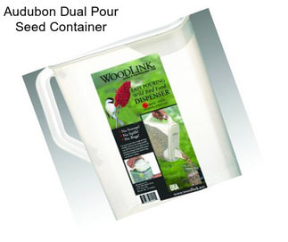 Audubon Dual Pour Seed Container