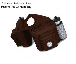 Colorado Saddlery Ultra Rider 6 Pocket Horn Bag