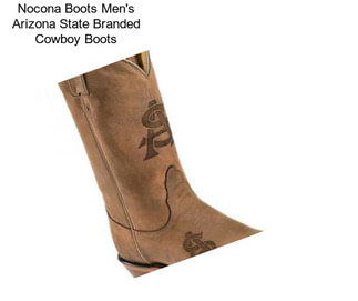 Nocona Boots Men\'s Arizona State Branded Cowboy Boots