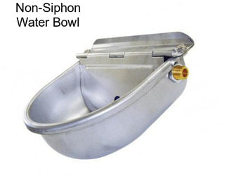 Non-Siphon Water Bowl