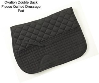 Ovation Double Back Fleece Quilted Dressage Pad