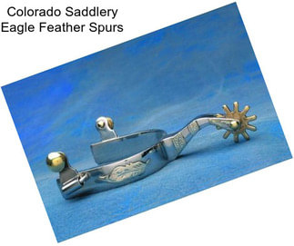 Colorado Saddlery Eagle Feather Spurs