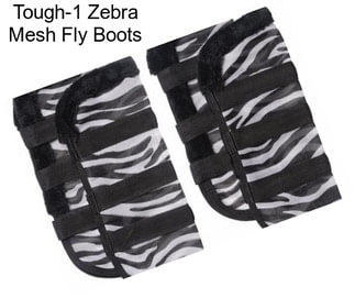 Tough-1 Zebra Mesh Fly Boots