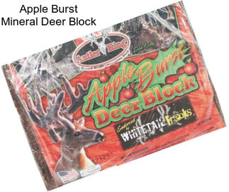 Apple Burst Mineral Deer Block