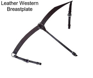 Leather Western Breastplate