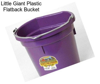 Little Giant Plastic Flatback Bucket