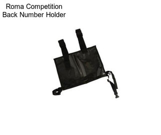 Roma Competition Back Number Holder