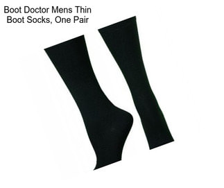 Boot Doctor Mens Thin Boot Socks, One Pair