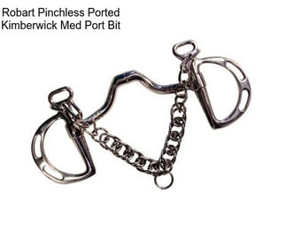 Robart Pinchless Ported Kimberwick Med Port Bit