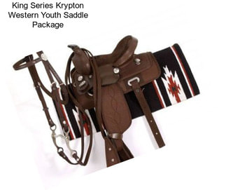 King Series Krypton Western Youth Saddle Package