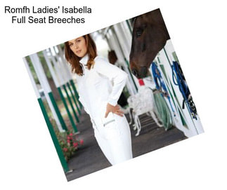 Romfh Ladies\' Isabella Full Seat Breeches
