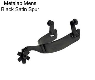 Metalab Mens Black Satin Spur